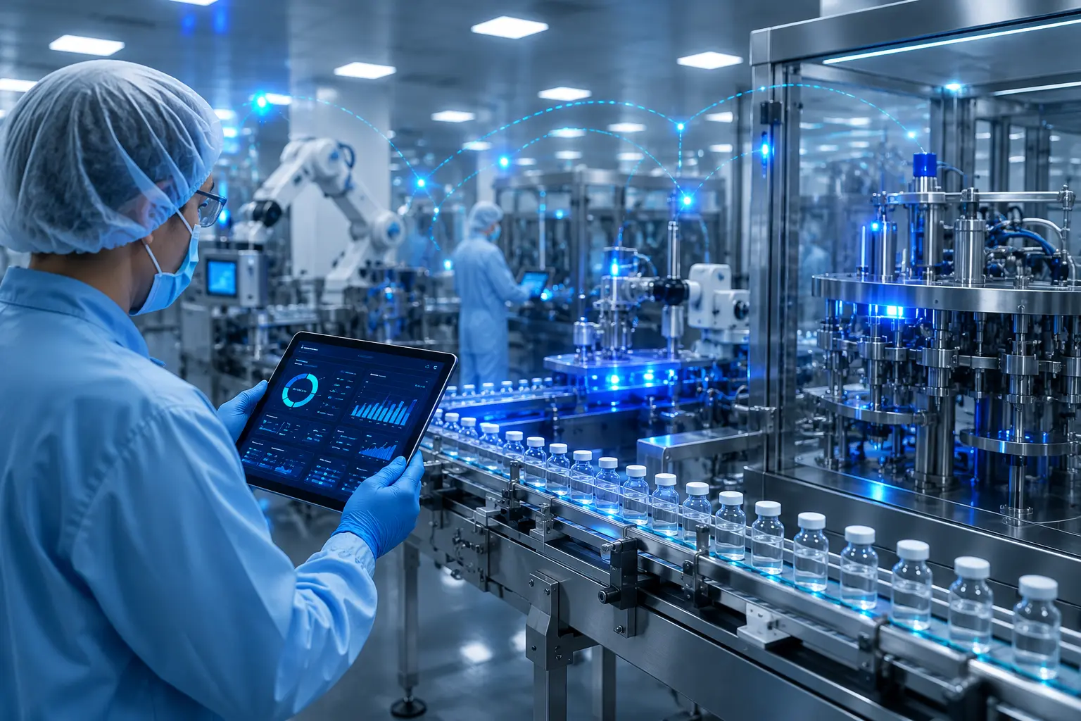 Industrial IoT software connecting AI and IoT for pharmaceutical contract manufacturing